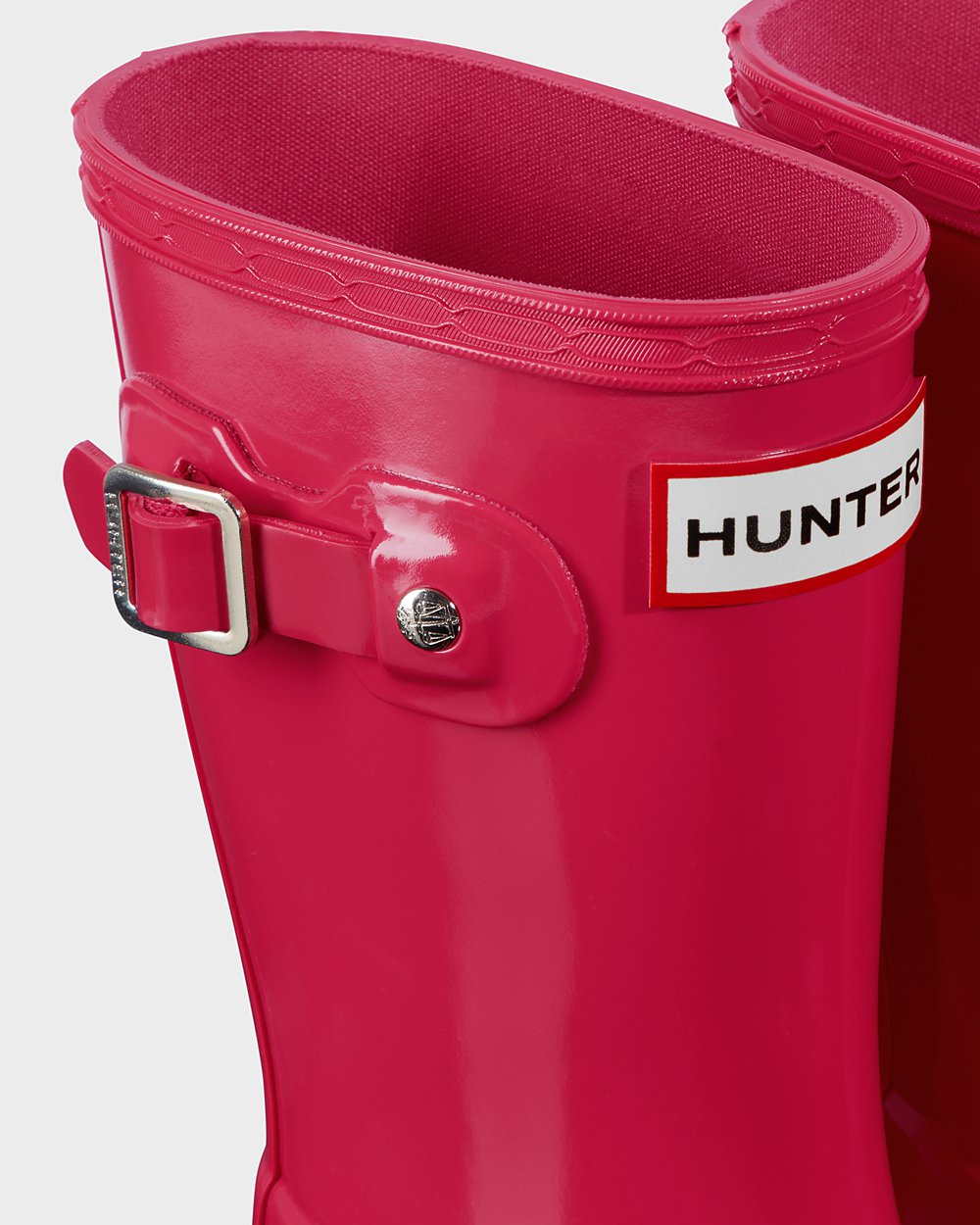 Regenlaarzen Kinderen - Hunter Original Little Gloss - Roze - 57TGWPNOX